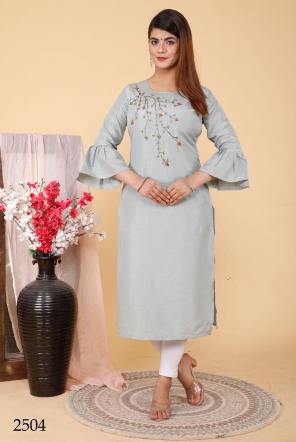 Stylishta Shalvi Soft Silk Designer Exclusive Kurti Collection